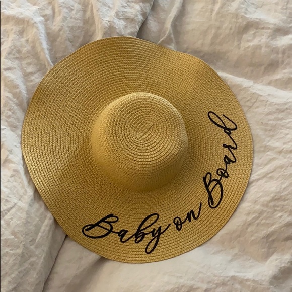 baby on board beach hat